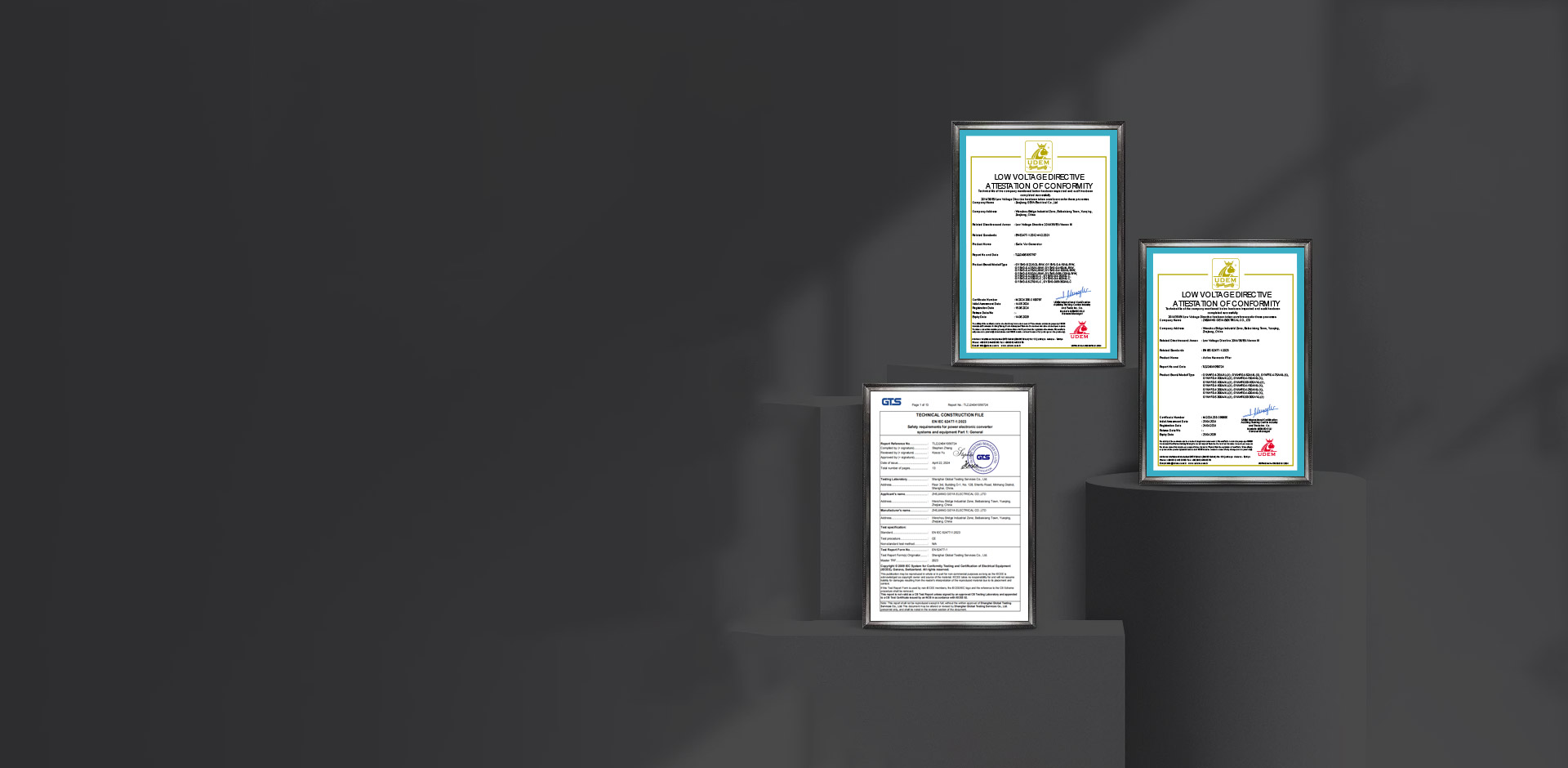 സർട്ടിഫിക്കറ്റ് ഡിസ്പ്ലേ